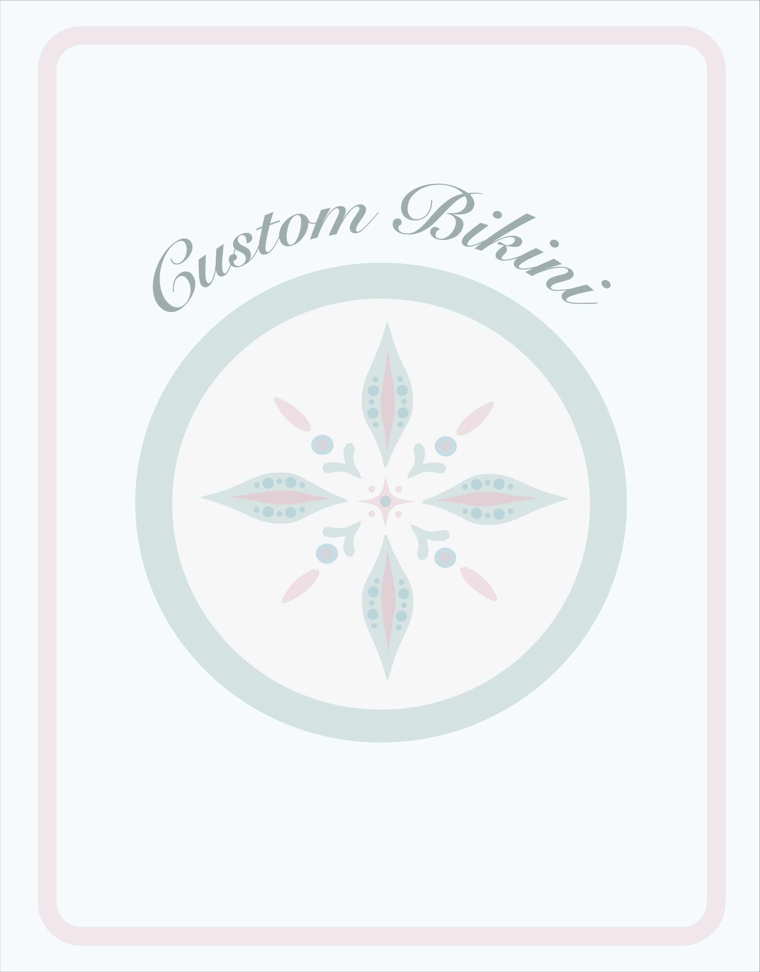 Custom 4 Layer Bikini Top