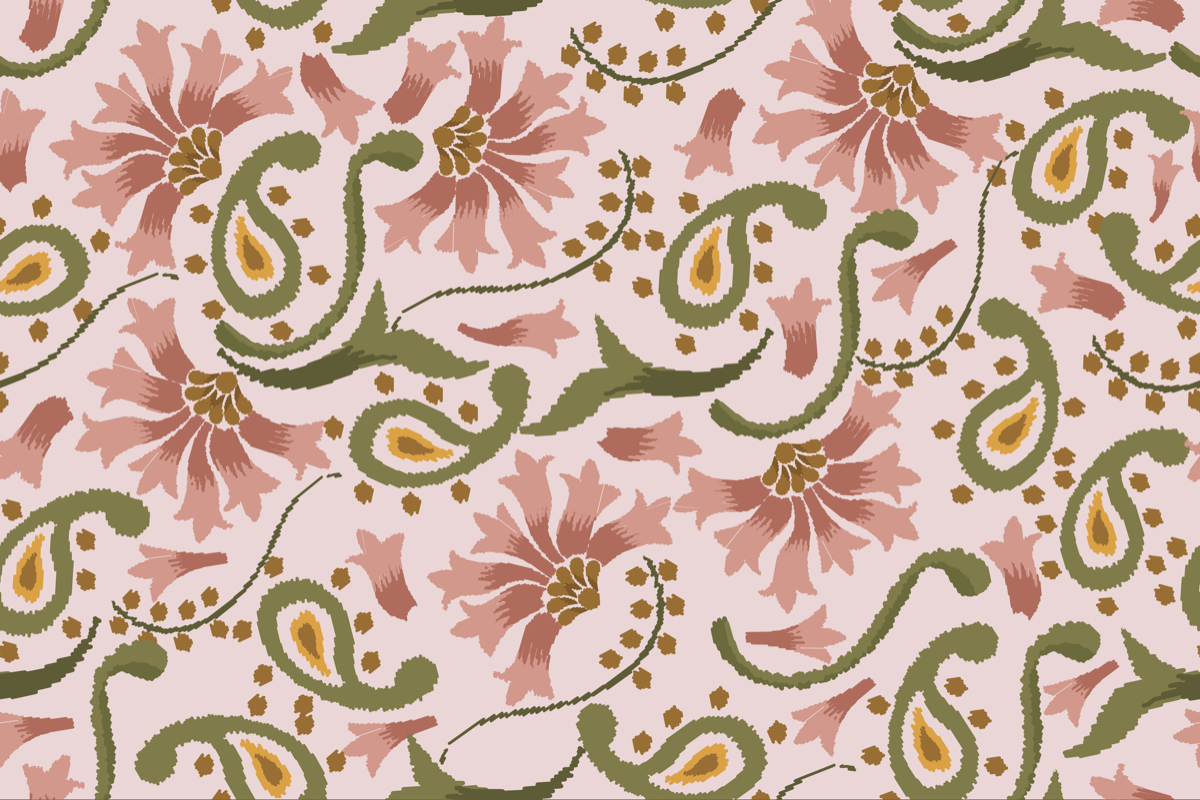 Baby Pink Paisley swatch