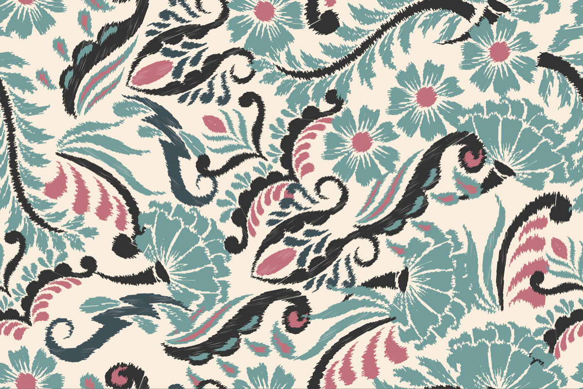 Teal Daisy swatch